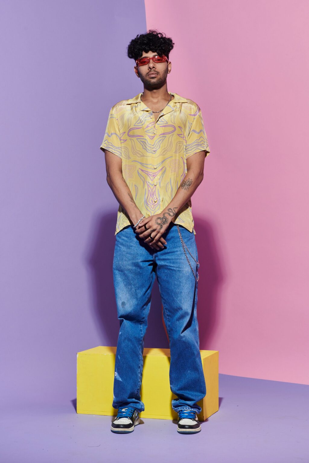 Amoeba Print Shirt for Men