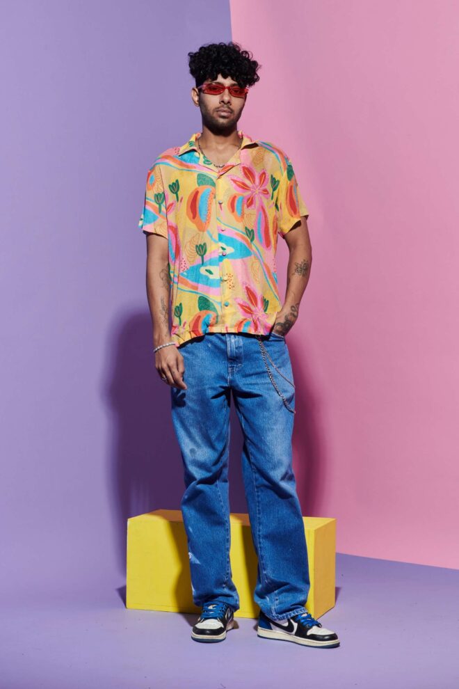 Men’s Croissant Print Shirt