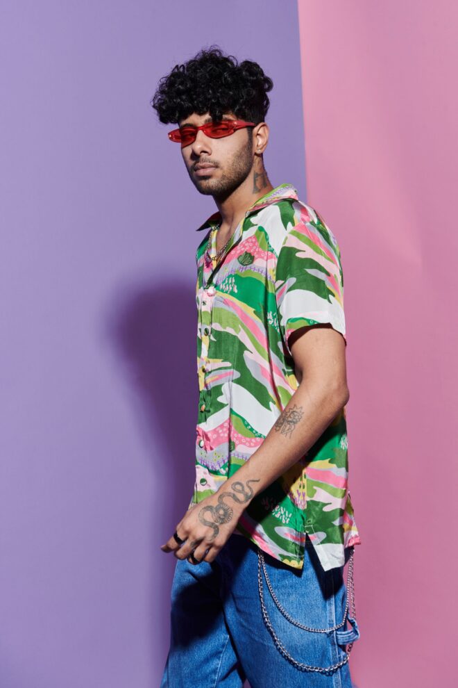 Men’s Scenery Print Shirt